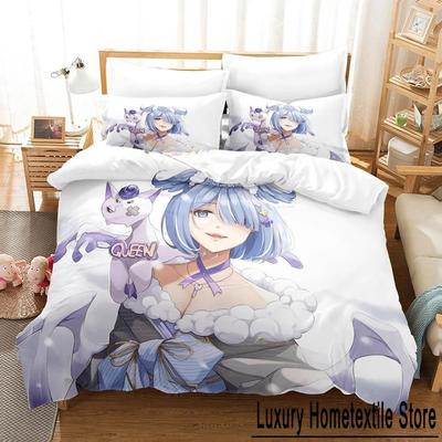 3D Print Anime Kawaii Girl Elira Pendora Bedding Set Single Twin Full Queen King Size Bed Set Adult Kid Bedroom Duvet Cover Sets