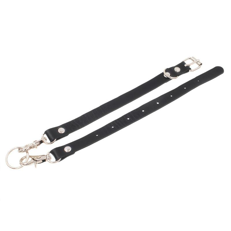 Punk Harajuku Persönlichkeit Mode Kettenverschluss Schlüsselbein Kette Sexy Einfach Mehrfarbig PU Leder Metall Halskette Schlüsselbein Kette