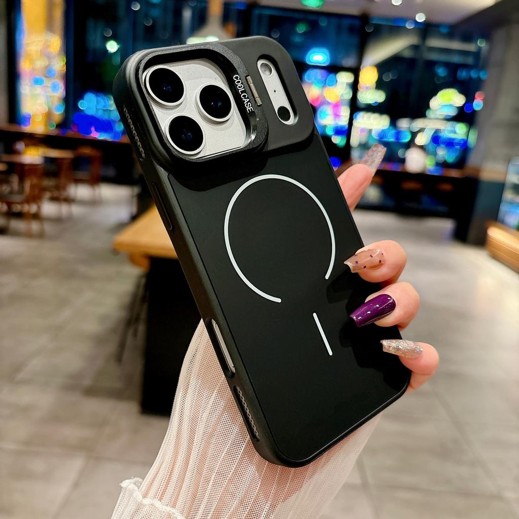 Applicable To Apple 17promax Silicone Holder, Mobile Phone Case iPhone16 Magnetic Suction 15 All-inclusive Anti-drop.