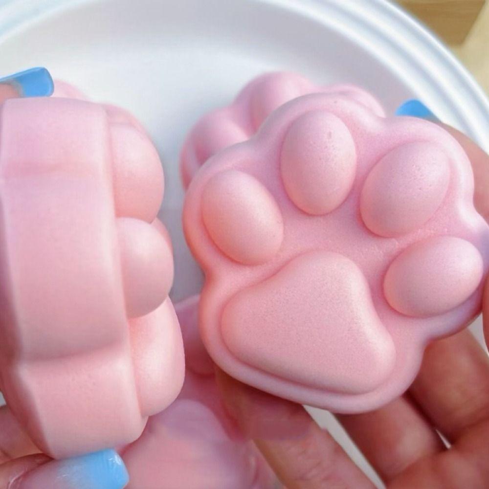 Kneading Cat Paw Squeeze Toy Silicone Cat Paw Pinch Toy Cute Cat Paw Fidget Toy  Practical Jokes