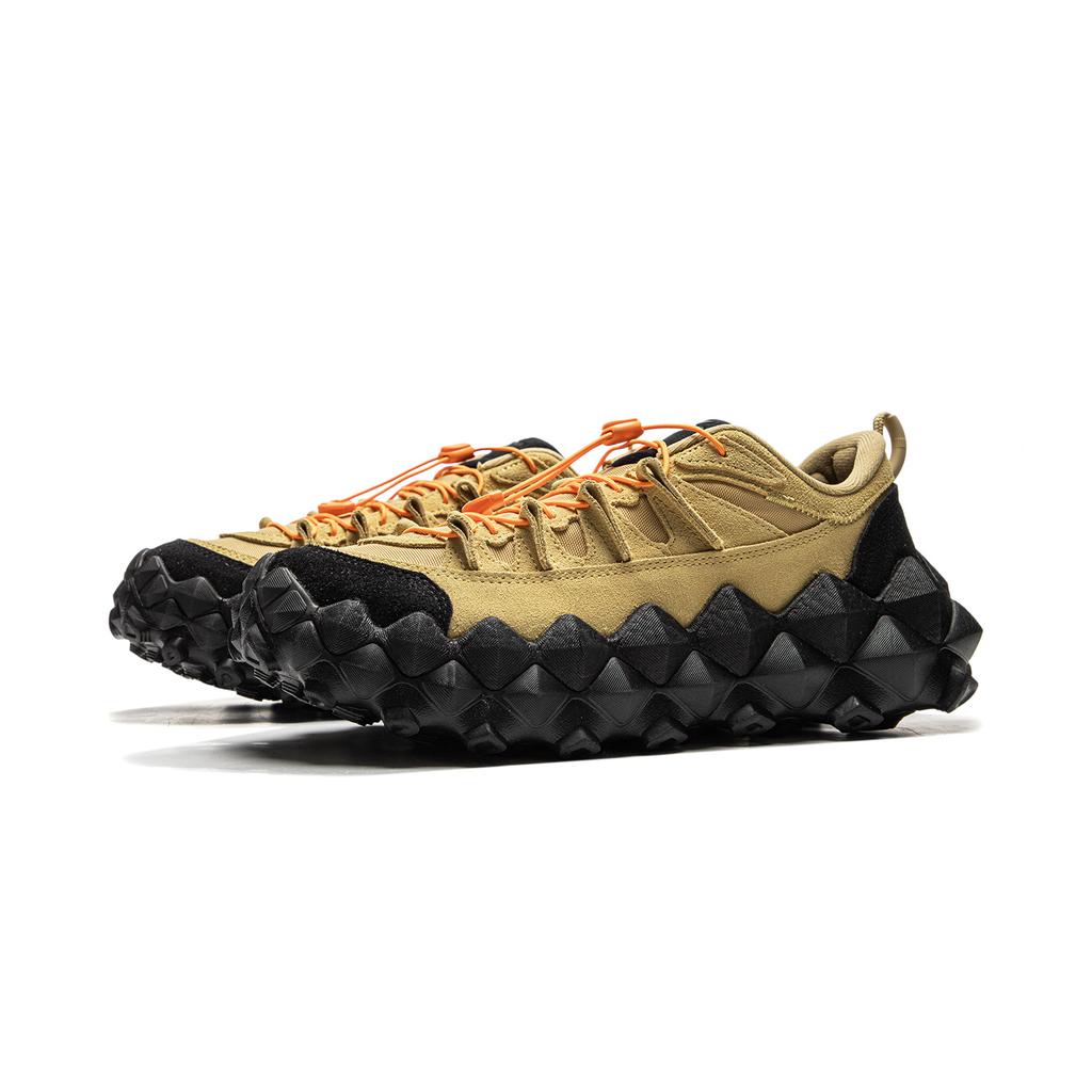 New LiNing Rebound Cushioning Low Top Casual Shoes Unisex Yellow Black AZGU181-4