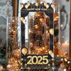 2025 New Year's Day Photo Background Cloth Navidad Natal Noel Santa Backdrop Merry Christmas Decor For Home 2024 New Year 2025
