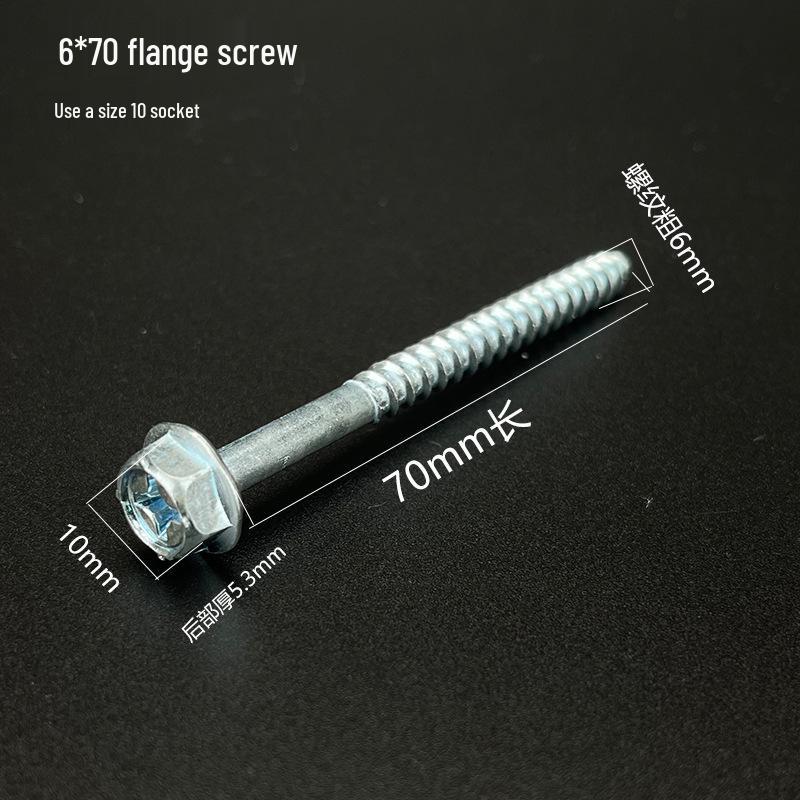 Hex Flange Phillips Self-Tapping Screw with Washer for Bathroom Cabinet and Washbasin
