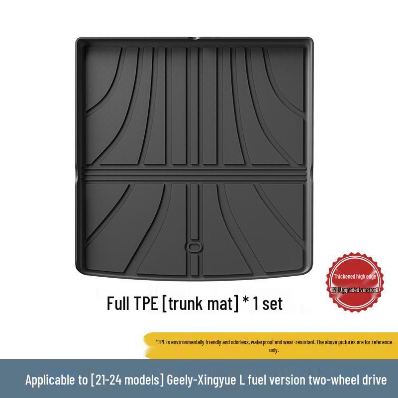 Floor Mats for 2021-2026 Geely Xingyue L: TPE Floor, Trunk, & Seat Back Mats