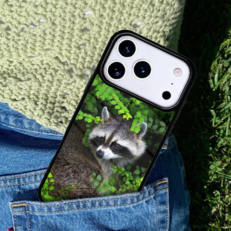 Kawaii Baby Raccoons Racoons Phone Case For iPhone 17 AIR 16 Pro Max 15 14 Pro 11 12 13 Shockproof Silicone Cover
