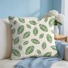 Rugby Pattern Cushion Cover Short Plush Soft DoubleSided Printing Pillow Case Cozy Sofa Bedroom Home Decor Gift