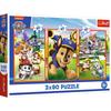 Puzzle 3X80 a bunch of dogs PAW Patrol 34886