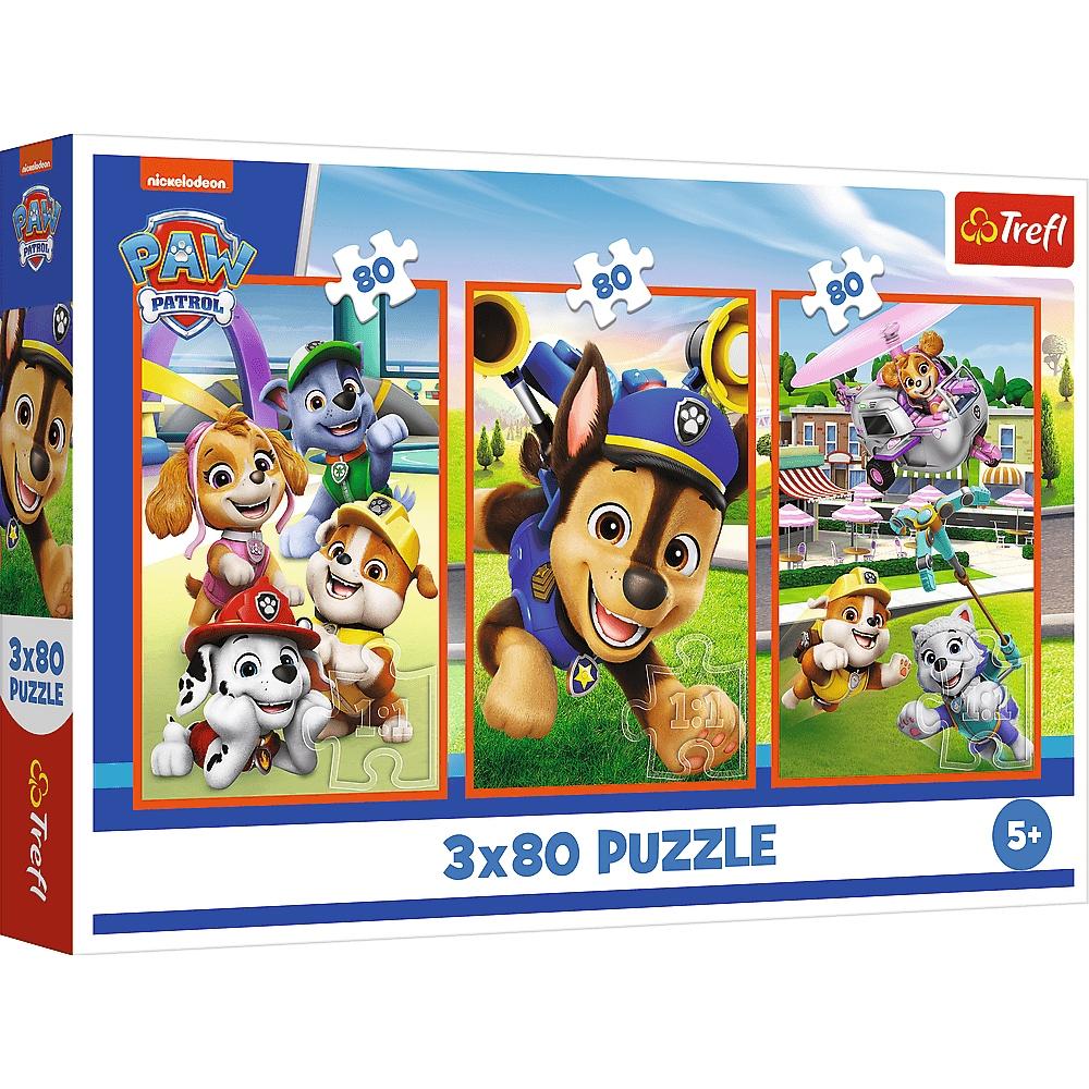 Puzzle 3X80 a bunch of dogs PAW Patrol 34886
