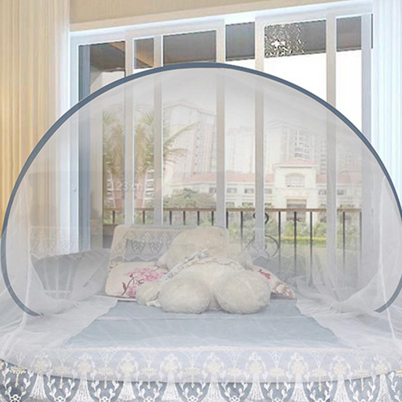 Portable Foldable Camping Net Adjustable Single Dormitory Camping Mosquito Net Outdoor Camping Tent For Single Bed Full Cover