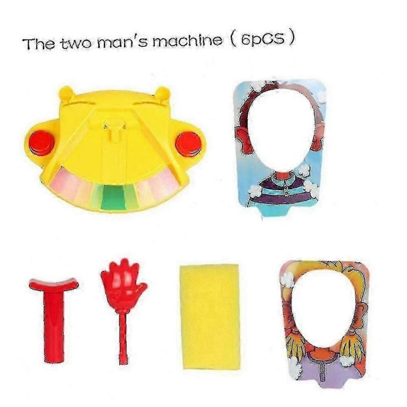 Juego de Juguete Cara Showdown Pastel Tarta de Crema en la Cara Juego de Fiesta Familiar Gadgets Divertidos Bromas Travesuras Chistes