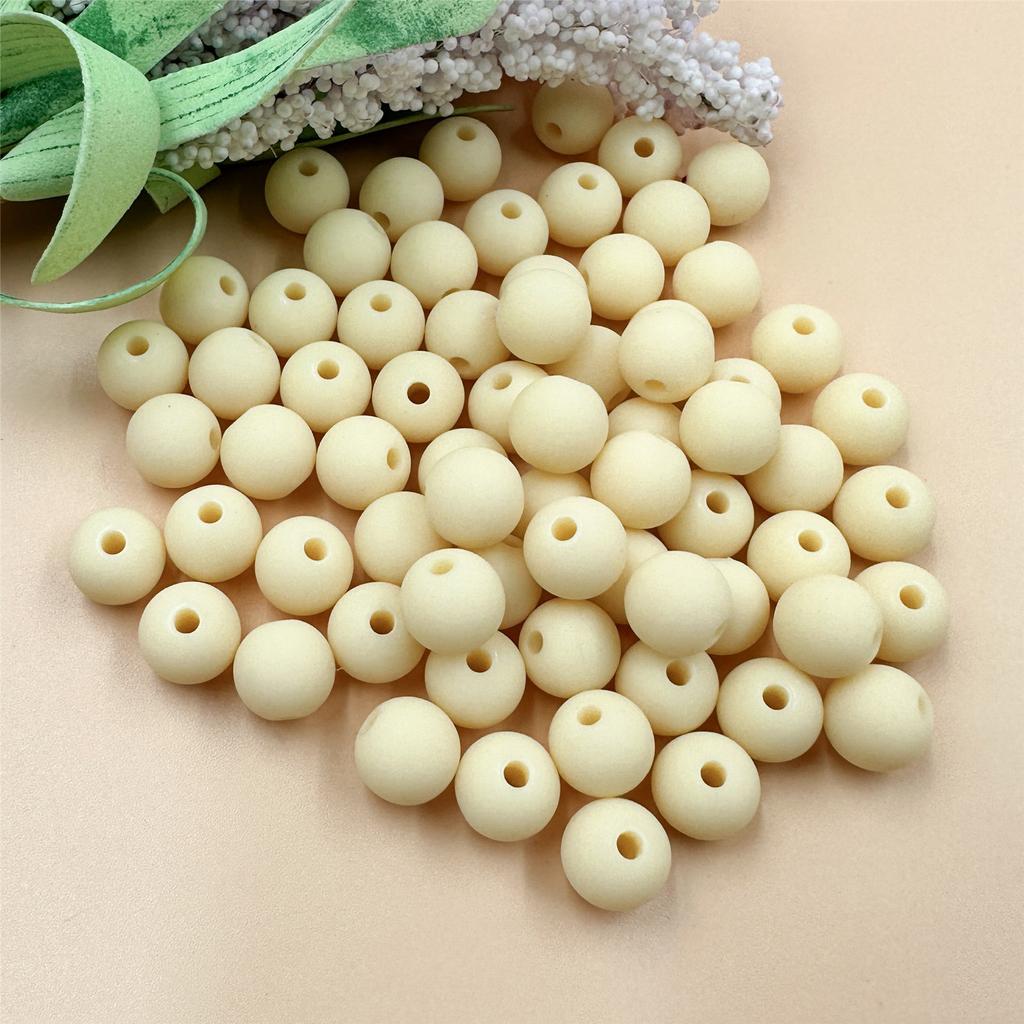 Loose Beads 8-16mm DIY Materials Acrylic Jewelry Accessories Round Bracelet Necklace Making Solid Color 150-15Pcs Fashion Beads