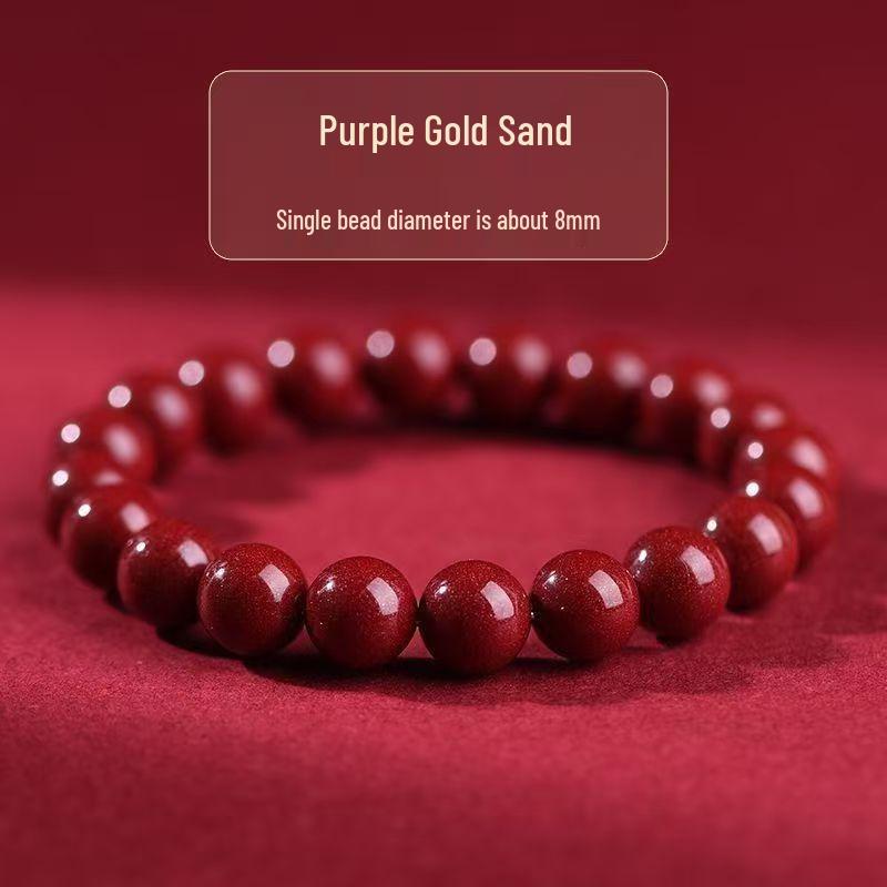 Armband met natuurlijke cinnaber draak en konijn - drie-in-één geluksbrenger en originele armband van ertskralen