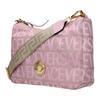 Versace Logo Gold Accessories Fabric Medium Shoulder Bag Women Shoulder Bag Pink 10028771A151822PL5V