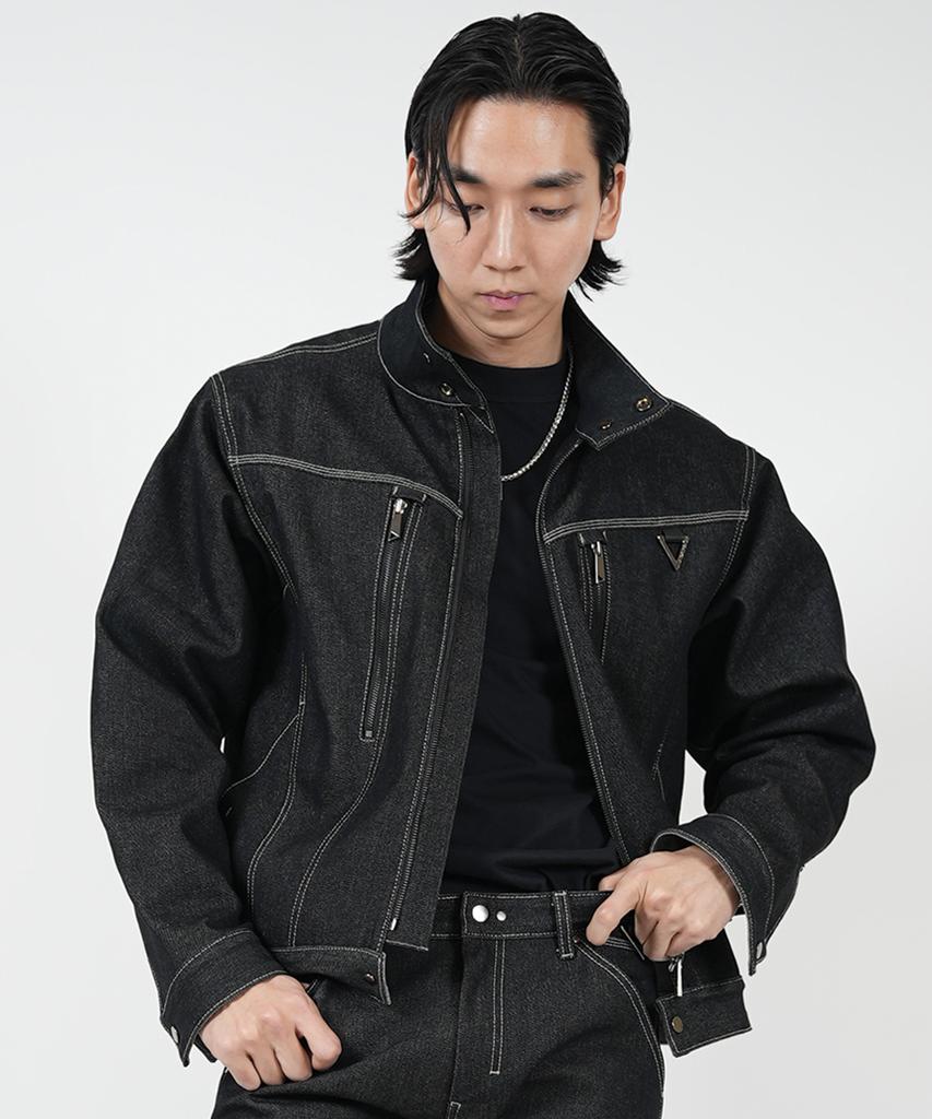 Vlack Veast Vc4302 _Denim Jacket _Charcoal Gray