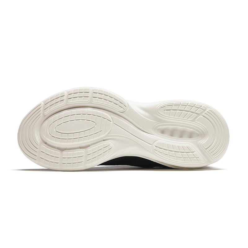 New Anta Cushioning Wear Resistant Low Top Running Shoes Women's Black Silver 922415525-4