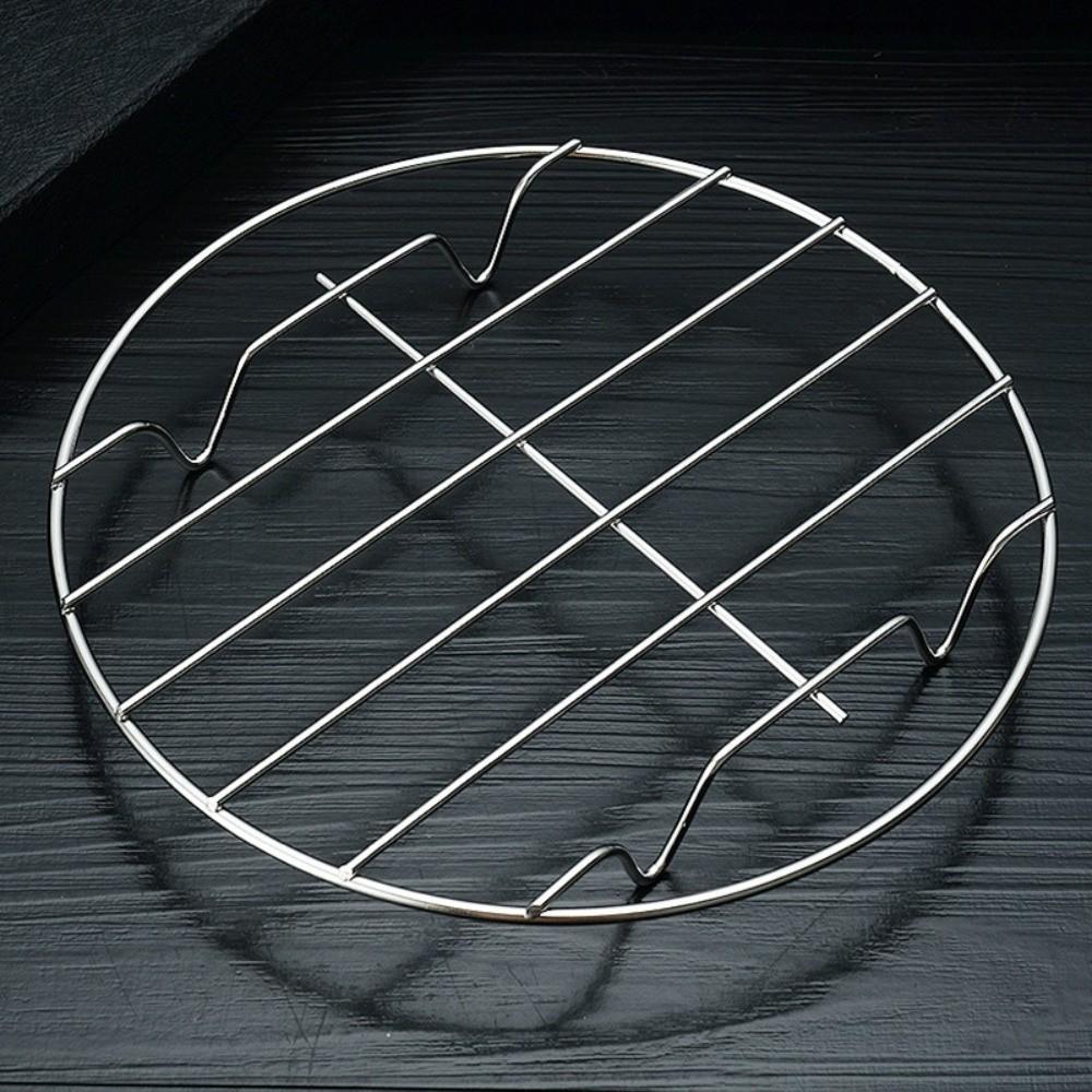 Thicken Stainless Steel Steaming Racks Rust-proof Egg Steaming Tray Food Steamer Shelf  Baking