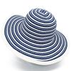 Ladies outdoor striped beach visor spring and summer fashion show face small sunscreen hat big eaves new bucket hat