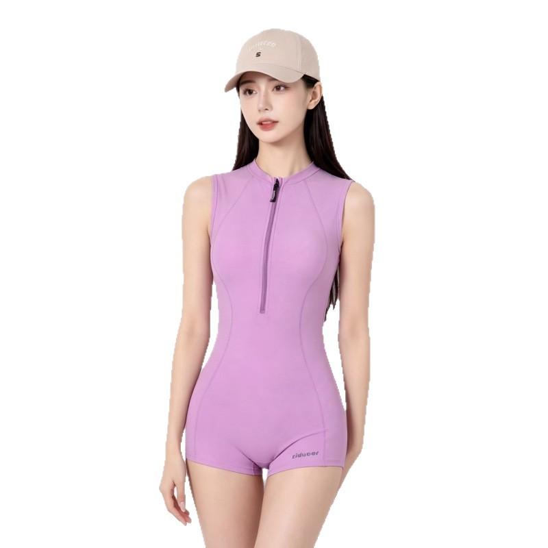 Swimsuit Women's 1011 New Popular High-end One-piece Flat-angle Professional Racing Swimming Special Thin Women's Swimsuit