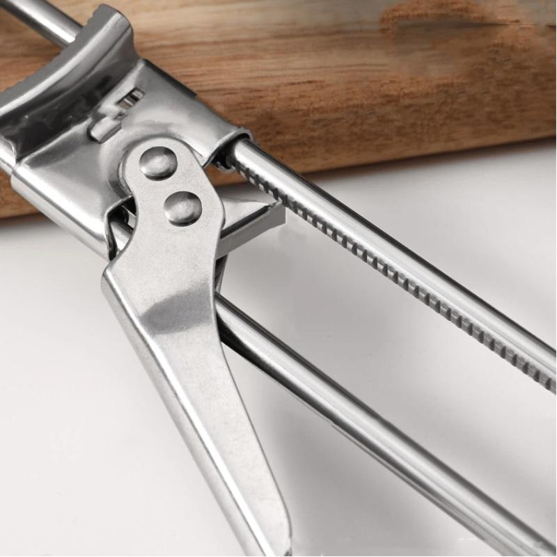 Stainless Steel Can Opener Adjustable Multi Function Labor Saving Bottle Jar Can Opener Easy Grip Kitchen Tool Accessories