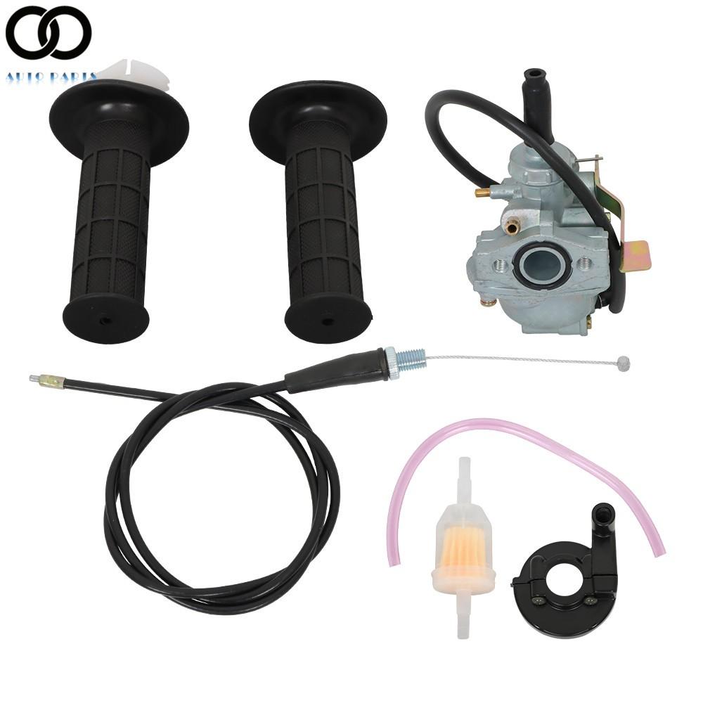 Carburetor & Handle Grip Bar & Throttle Cable Fit For Honda Z50R 79-99 Carb 7/8