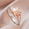 2026 New Zircon Jewelry European and American Fashion Women's Creative Geometric Jewelry Romantic  Ring Jewelry