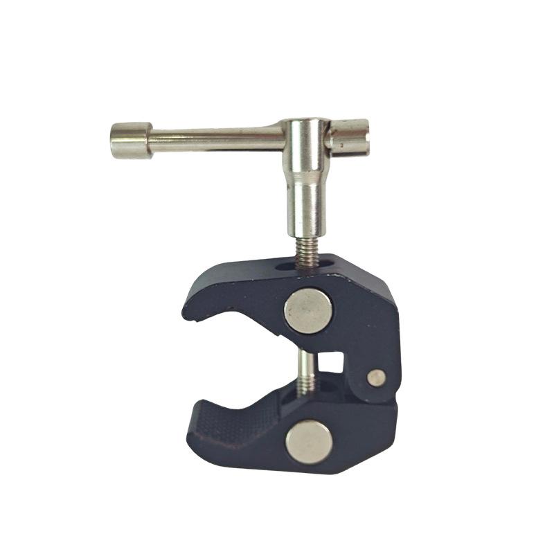 Heavy Duty Photography Clamp with Universal Ball Head and Large Metal Crab Claw Clip