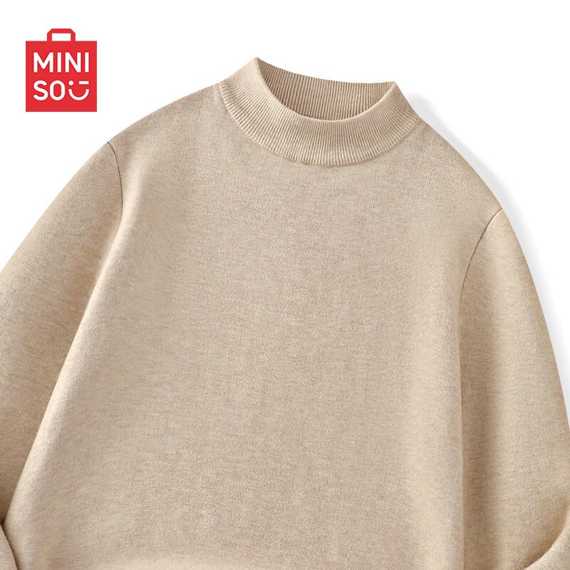 MINISO Men s Fleece Lined Half Turtleneck Sweater 2XL 2230₽