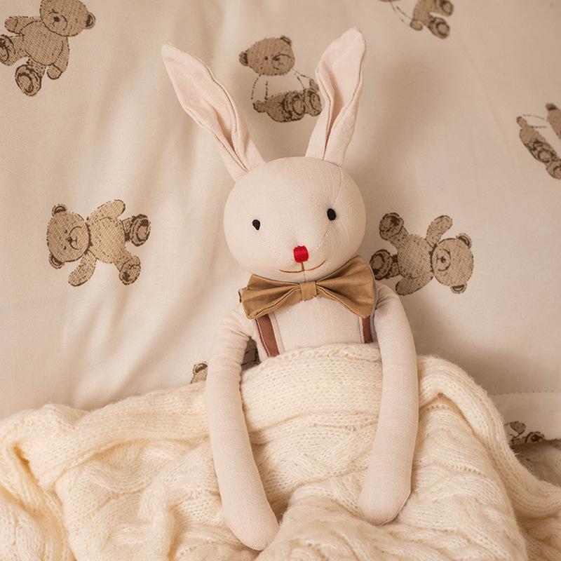 Nordic Cute Rabbit Plush Doll Long-Legged Cotton Fabric Stuffed Toy Teens & Adults Comfort Doll Easter Gift