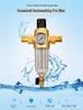 Copper Tap Water Pre-filter: Automatic Backwashing, High Flow Rate, Whole House Purifier