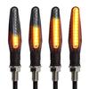 4pcs 12V 12LED Flowing LED Motorcycle Turn Signal Indicators Lights