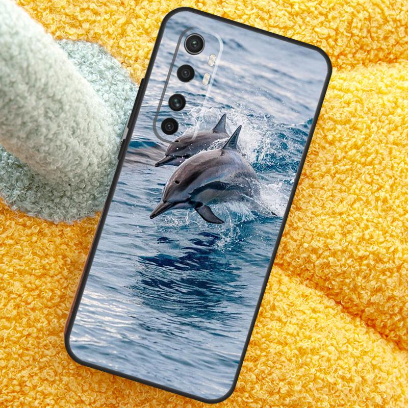 Cute Dolphin Ocean Case For Xiaomi 17 Pro Max 13 14 15 Ultra 13T 14T 15T Cover For POCO X7 X5 X6 F5 F6 F7 F8 Pro