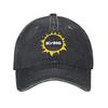 Unisex Viktor Tsoi - Sun Kino Band  Printed Hats Classic Distressed Denim  Baseball Cap Adjustable