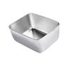 304 Stainless Steel Tray Dish Plate Rectangle Food Storage Container for Fruit Vegetables