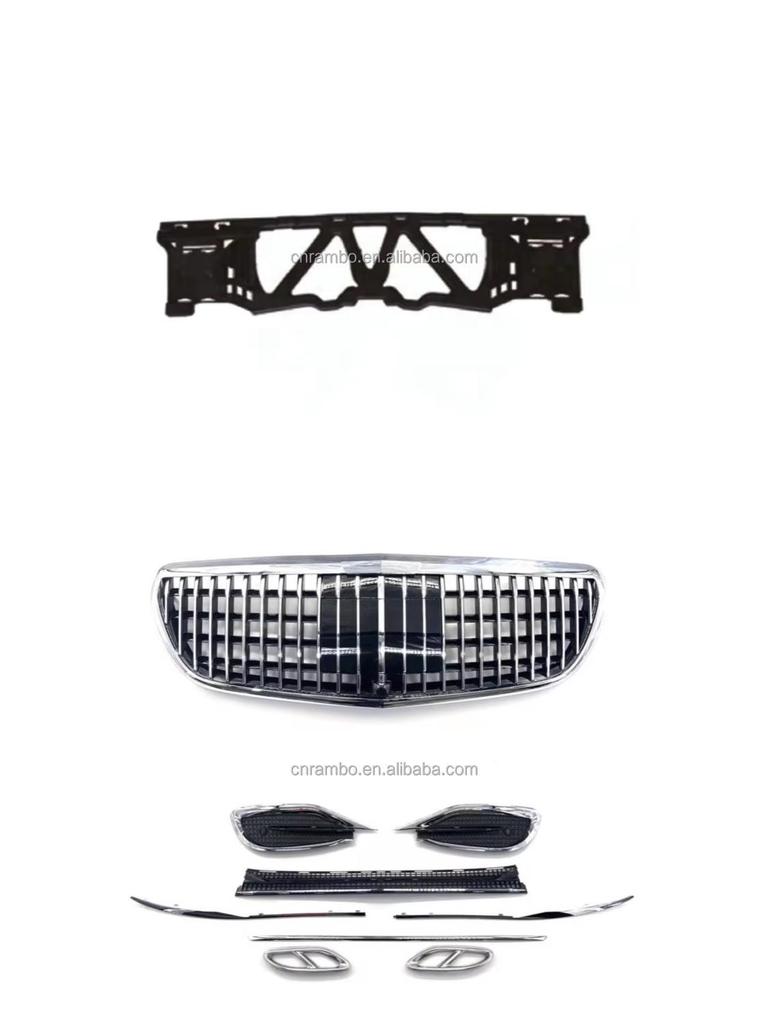 Compatible Mercedes W212 Car Grille Upper Support (2128852765)