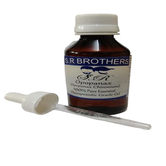 

S.R Brothers Opopanax (Commiphora Guidotti) Pure & Natural Therapeutic Grade Essential Oil Plastic with Dropper 10 ml