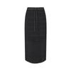 Less 2025 Autumn Casual Straight Long Skirt