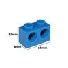 Brick 1x2 with 2 Holes MOC Technical Assemble Particles 32000 DIY Building Blocks Educational Toy for Kids