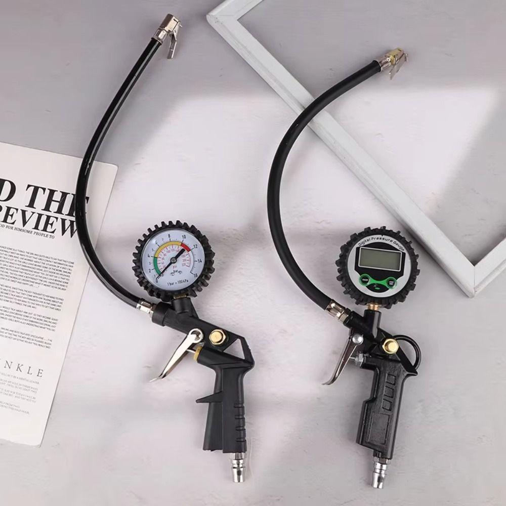 Meter Display Tire Air Pressure Inflator 220PSI Inflator Pump Tools  SUV Tire Inflation