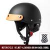 Vintage-Style Half Helmet Scooter Motorcycle Riders Unisex DOT ECE Certified Retro Japanese Design