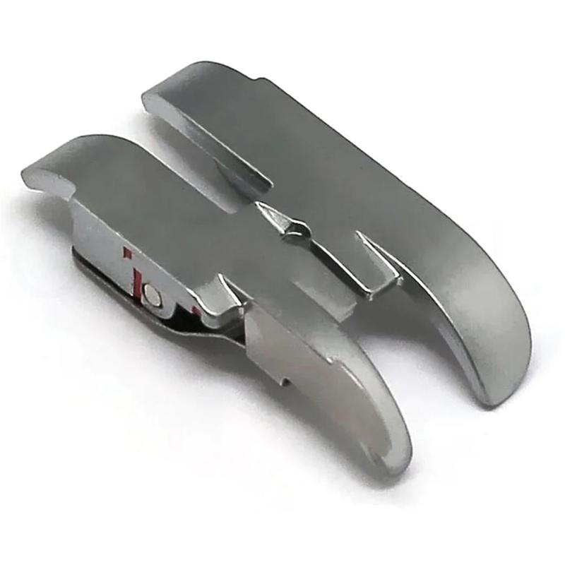 Side Guide Presser Foot for Sewing Machine, Metal Quarter Inch Guide Foot for Piecing, Fabric Alignment, Seam Control and Daily Sewing Use