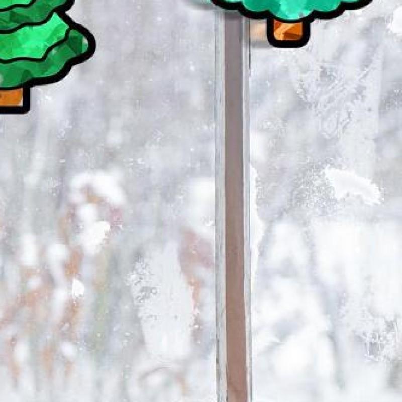 

32 Pcs Christmas Tree Ornaments Craft Kit Set DIY Xmas Tree Shaped Suncatchers for Christmas Holiday Home Window Art Decor China Mainland