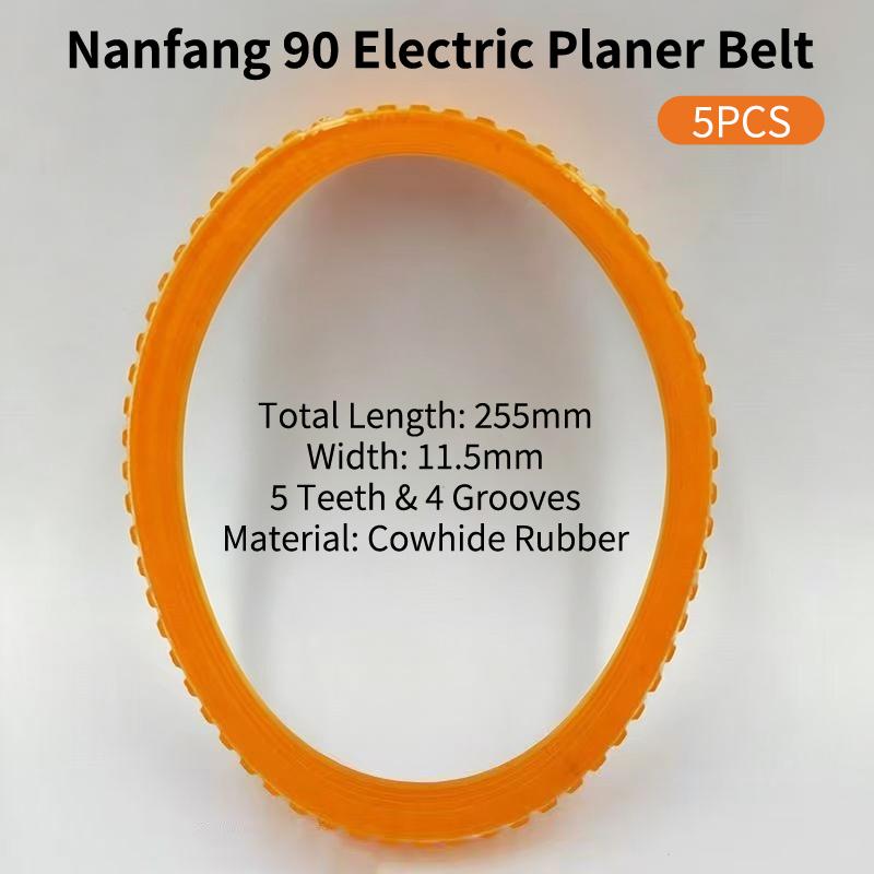 5PCS V Belt Fit for 2012NB Planer Heavy Duty Replacement Accessory for Longevity In Woodworking Projects