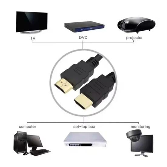 Yousheng 1080P HD-compatible Video Audio Adapter Cable Supporting 4K@30Hz High Clarity TV Display Projector Laptop Convertor Cord Computer Accessories