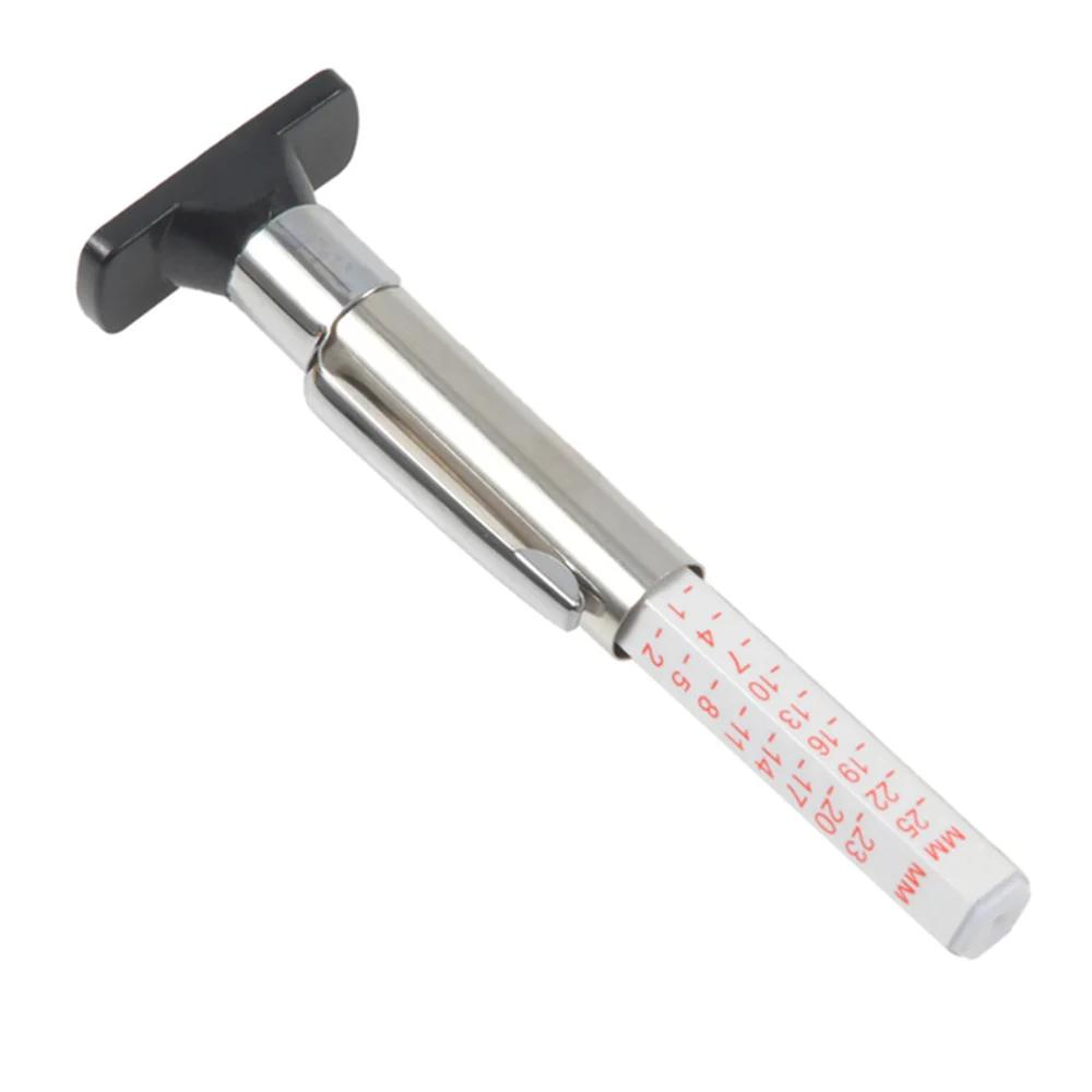 

25mm Car Tyre Measuring Pen Universal Tire Tread Pattern Depth Measuring Tool AutomotiveTire Depth Feeler Gauge Thickness Gauges