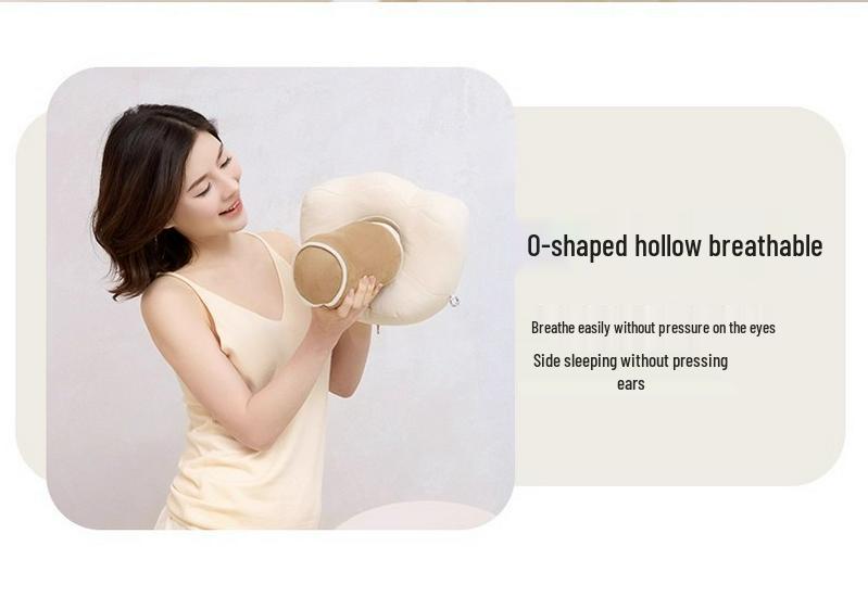 Ergonomisches Lendenwirbelstützkissen für Bürostuhl und Arbeitsplatz - zum Sitzen oder Liegen