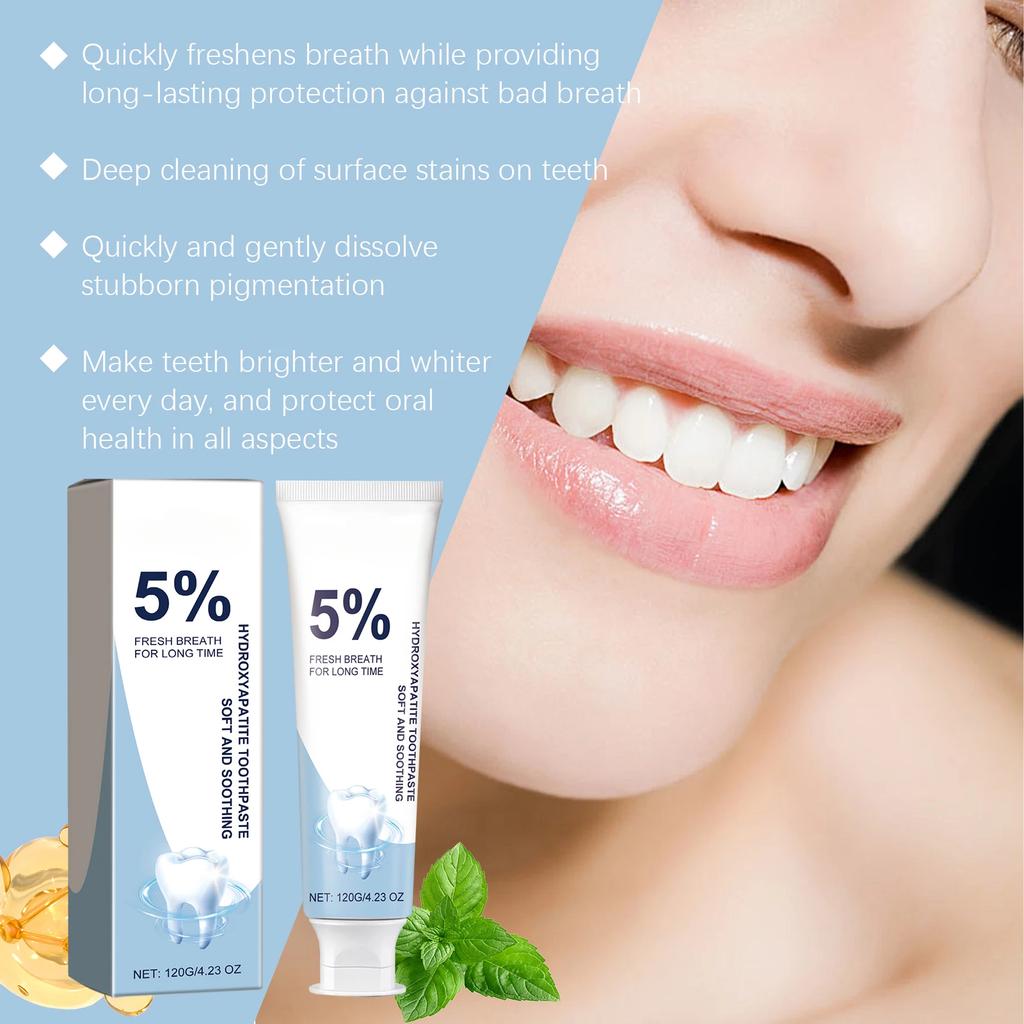 120g Anti Decay Toothpaste Repair Gums Teeth Whiten Remove Yellow Fresh Breath Oral Hygiene Care Mint Flavor Toothpaste
