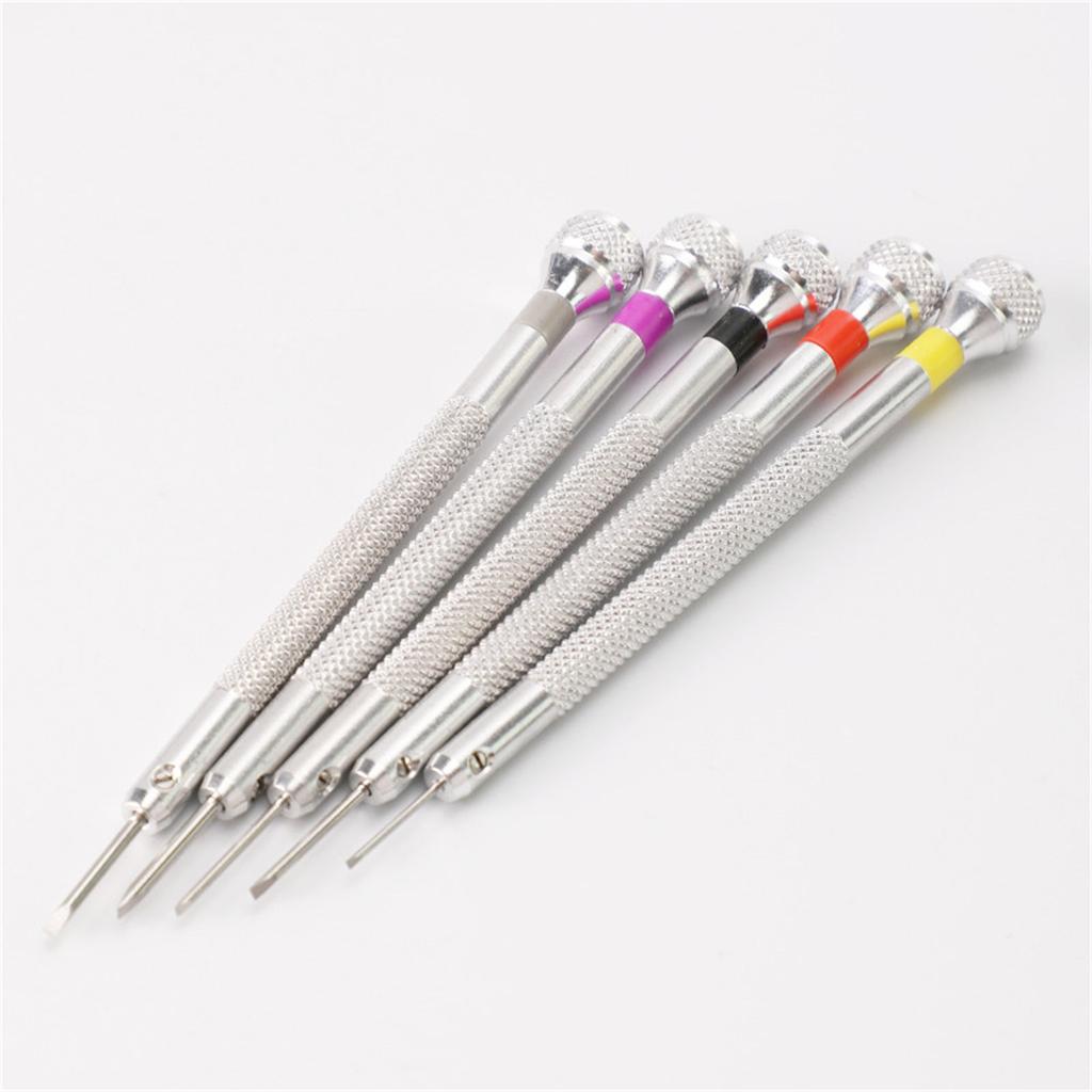 5Pcs Screwdriver Mobile Phone Clock Computer Multifunctional Maintenance Disassembly Tool Eyeglass Repair Screwdriver