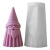 Creative Santa Claus Candle Silicone Mold Detail Rich Santa Shaped Silicone Mold for Christmas Scented Candle Creation