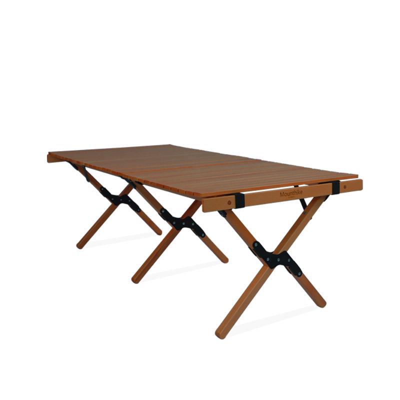 Beech Wood Egg Roll Outdoor Folding Table | Camping & Night Market Stall Table