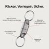 KeySmart MagConnect Magnetic Key Holder for Purse, Key Chains for Car Keys - Detachable Key Ring Quick Release Keychain for Men - Mens Key Chain Rings